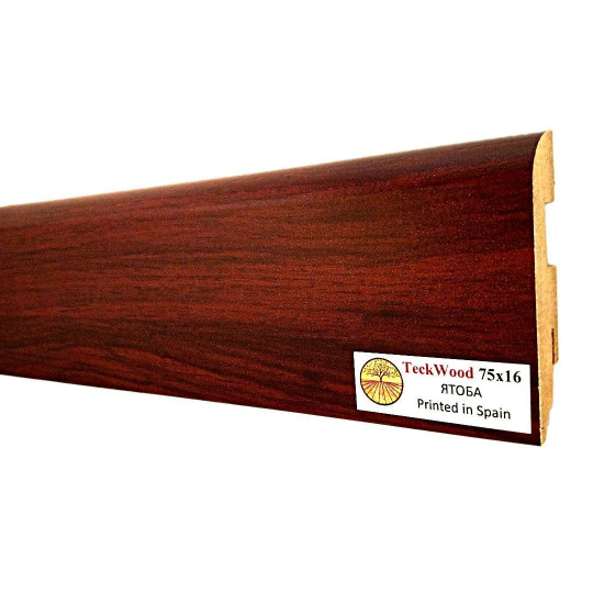 Плинтус TeckWood Цветной 100х16 Ятоба (Jatoba) - фото 1