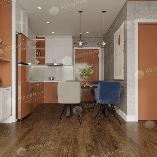 Кварц виниловый ламинат Alpine Floor NUT ECO 22-1 MC Орех Ногуэра Классик
ECO 22-1 MC Орех Ногуэра Классик 4х183х1220 - фото 4