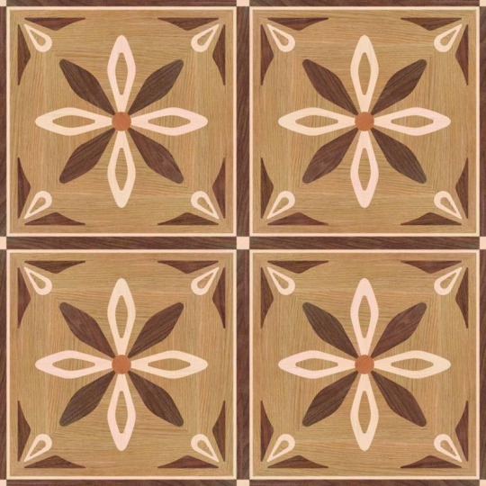 Модульный паркет  Модульный паркет M-145 (дуб радиал, клен, груша, орех) - фото 1