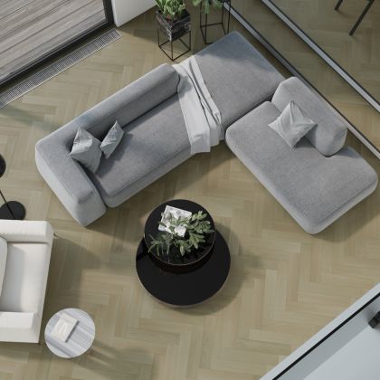 Кварц виниловый ламинат Quartz Parquet Английская ёлка 33-405 Дуб Лимба - Фото 3