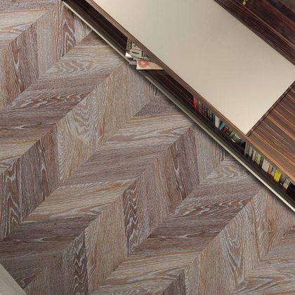 Corkstyle Chevron Brown 6x305x1230 Клеевое