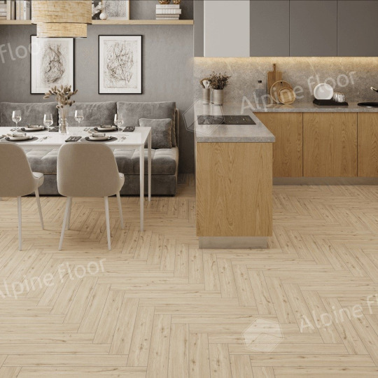 Ламинат Alpine Floor Herringbone 12 Pro Herringbone 12 Pro Дуб Лион LF106-01 - фото 4
