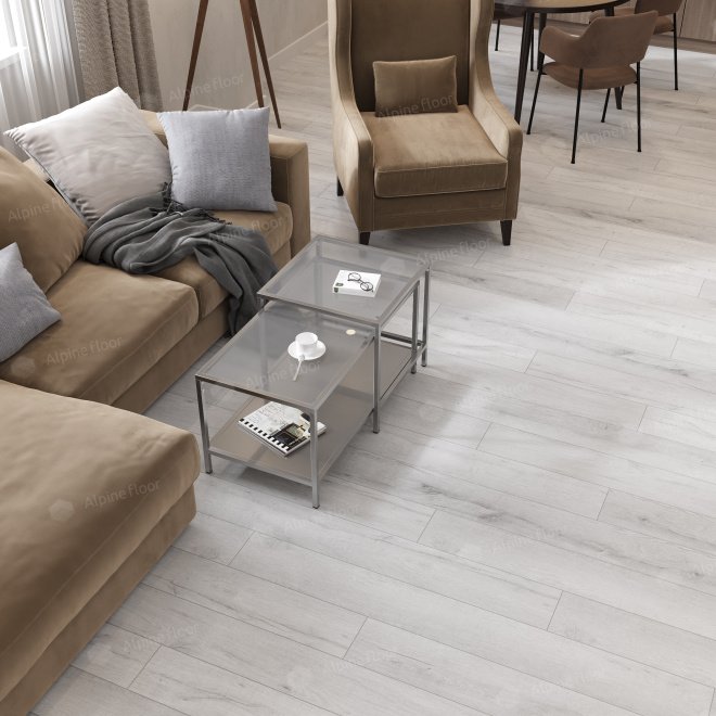 Кварц виниловый ламинат Alpine Floor Premium XL ECO 7-21 Дуб Морская пена - фото 3