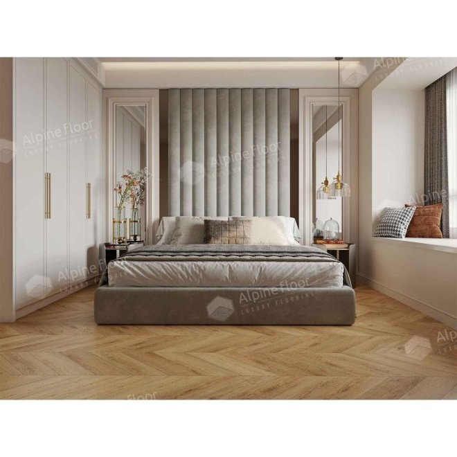 Кварц виниловый ламинат Alpine Floor Chevron Alpine ECO 18-15 MC Дуб Буна

5 мм - фото 2