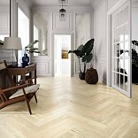 Паркет ёлка Barlinek Английская ёлка Дуб Bianco - 1