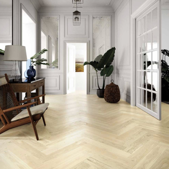 Паркет ёлка Barlinek Английская ёлка Дуб Bianco - фото 2