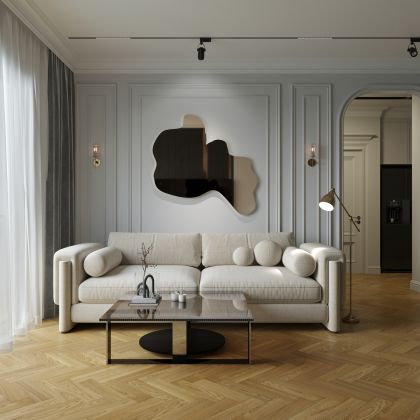 Кварц виниловый ламинат Quartz Parquet Штучный 44-550-62 Вяз Кенигсберг - Фото 3
