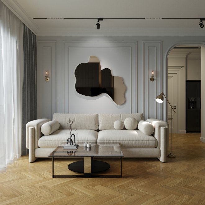 Кварц виниловый ламинат Quartz Parquet Штучный 44-550-62 Вяз Кенигсберг - фото 3