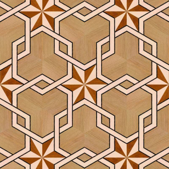 Модульный паркет  Модульный паркет М-183 (дуб радиал, клен, мербау, венге) - фото 1