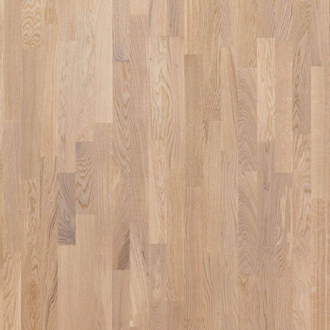 Паркетная доска Polarwood 3-полосная PW Oak Living White Matt 3S - фото 1