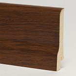 Плинтус Pedross 80x20 шпонированный - Венге ориджинал - 