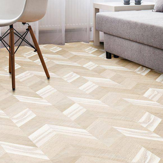 Пробковый пол Corkstyle Chevron Chevron Crème Chevron Crème 6x305x1230 Клеевое - фото 4