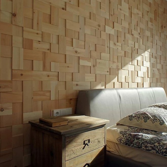 Стеновые панели Flitch Деревянная плитка Алтайский кедр - фото 5