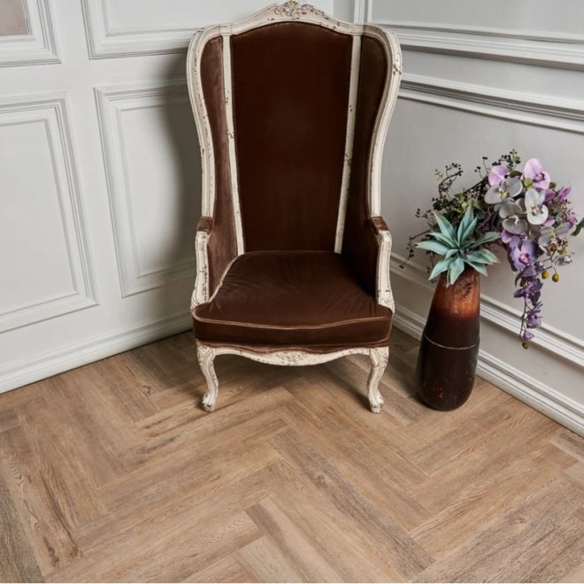 Кварц виниловый ламинат Vinilam Parquet Herringbone IS11133 Паркет Северный - фото 2