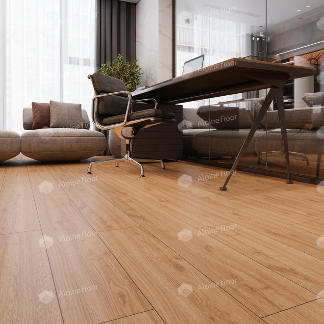 Кварц виниловый ламинат Alpine Floor Classic Light ECO 162-77 MC Дуб Классический - фото 2