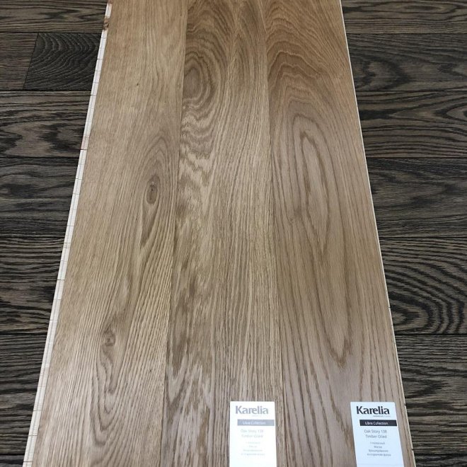 Паркетная доска Karelia 1-полосная 138мм Oak Story 138 Timber Oiled - фото 2