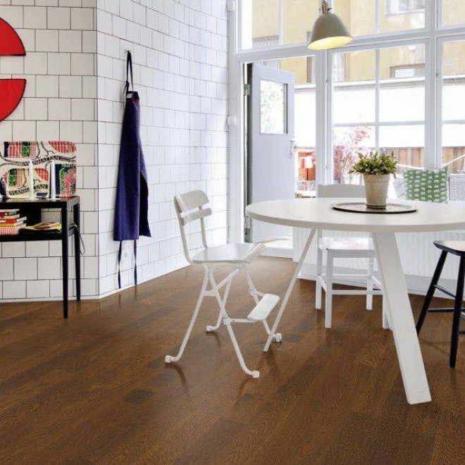 Паркетная доска Upofloor Forte Oak New Classic Brown 3S - фото 6