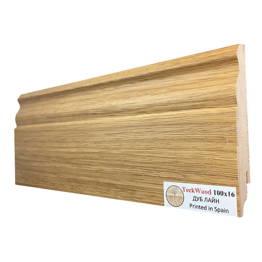 Плинтус TeckWood Цветной 100х16 Дуб Лайн - фото 2