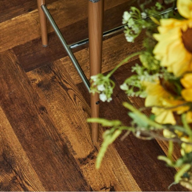 Кварц виниловый ламинат Vinilam Parquet Herringbone IS11155 Паркет Парижский - фото 1