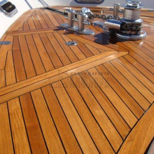 Террасная доска  Тик гладкая 150 см - фото 1