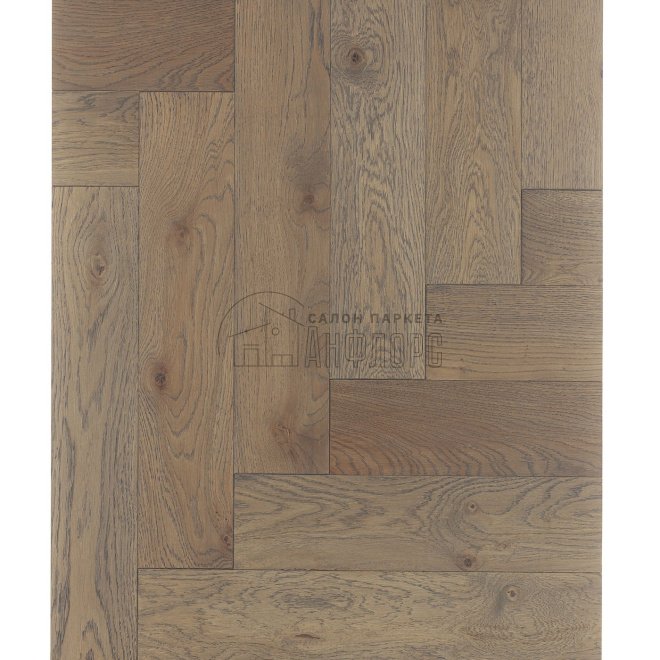 Паркет ёлка Brinel Английская ёлка Дуб Level Дуб Level 15х100х600 Прайм - фото 4