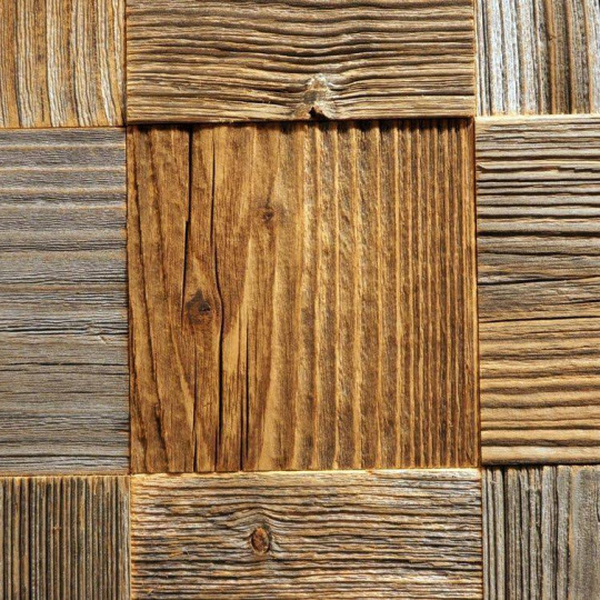 Стеновые панели Flitch Деревянная плитка Шашки - фото 2