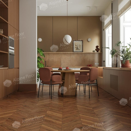 Ламинат Alpine Floor Chevron Art Chevron Art LF109-11 Орех Монблан - фото 4