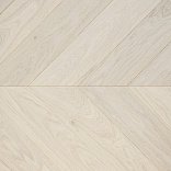 Паркет ёлка Esta Parket Chevron 25002 Ash Chevron Elegant Frost Ivory Pores - 