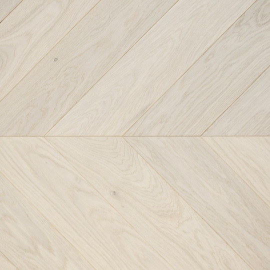 Паркет ёлка Esta Parket Chevron 25002 Ash Chevron Elegant Frost Ivory Pores - фото 1