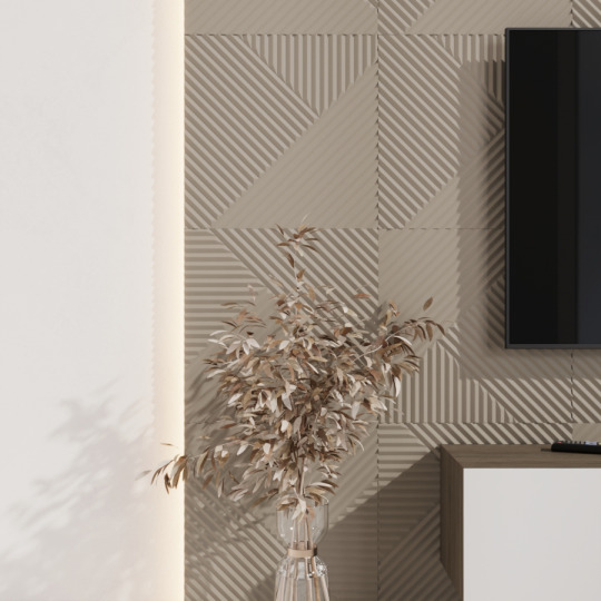 Стеновые панели Ликорн Пирамида Латте - фото 2