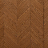 Паркет ёлка Hajnowka DUO Collection Dunkelbraun французская Dunkelbraun французская 15x125x600 Рустик - 
