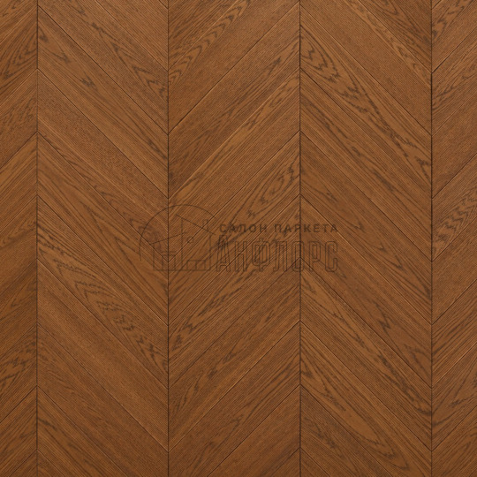 Паркет ёлка Hajnowka DUO Collection Dunkelbraun французская Dunkelbraun французская 15x125x600 Рустик - фото 1