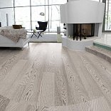 Паркетная доска Karelia 3-х полосная Oak Concrete Grey 3S - 1