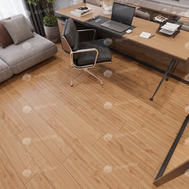 Кварц виниловый ламинат Alpine Floor Classic ECO 162-7 Дуб Классический - фото 4