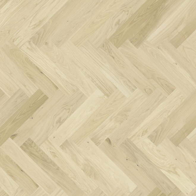 Паркет ёлка Barlinek Английская ёлка Дуб Bianco - фото 1