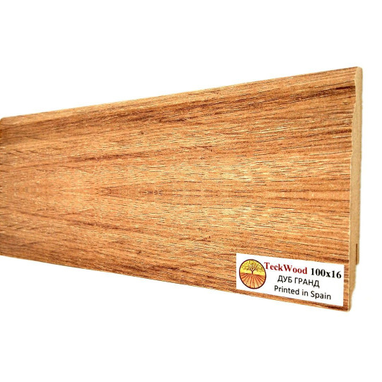 Плинтус TeckWood Цветной 100х16 Дуб Гранд (Oak Grand) - фото 2