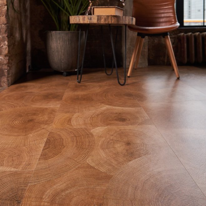Кварц виниловый ламинат Vinilam Ceramo Stone 61601 Дуб Натуральный - фото 1