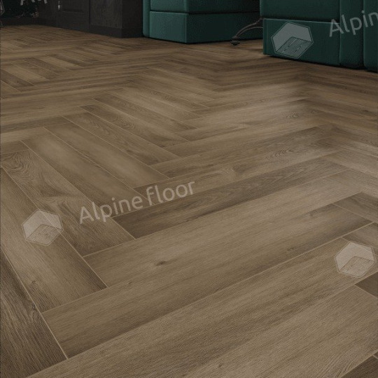 Ламинат Alpine Floor Herringbone 8 Pro Herringbone 8 Pro Дуб Анжу LF102-11 - фото 2