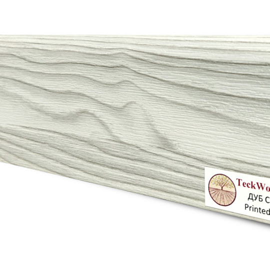 Плинтус TeckWood Цветной 75x16 Дуб Седой - фото 1