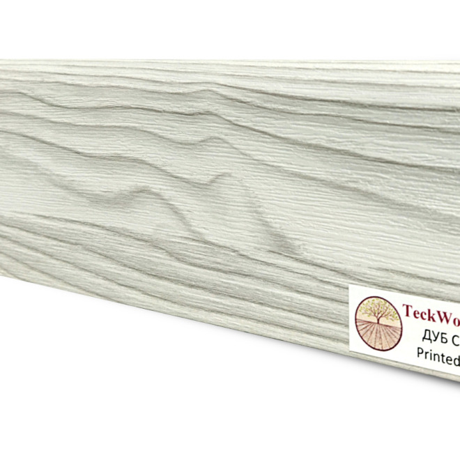 Плинтус TeckWood Цветной 75x16 Дуб Седой - фото 1