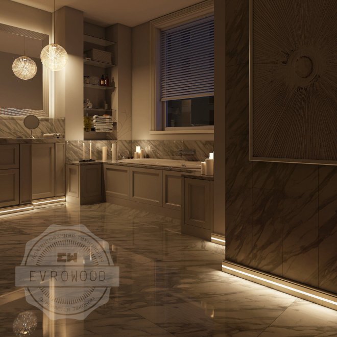 Плинтус Evrowood Evrowood PN 030 led - фото 3