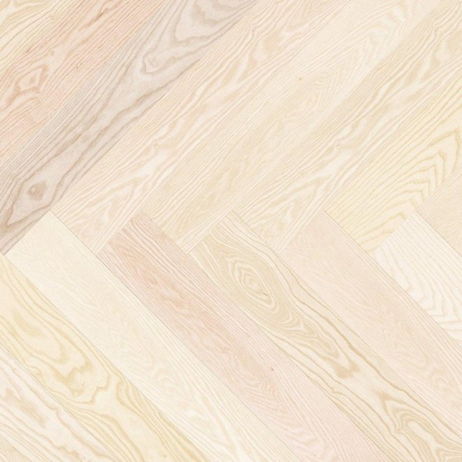 Паркет ёлка Barlinek Английская ёлка Ясень Moonlight - фото 1