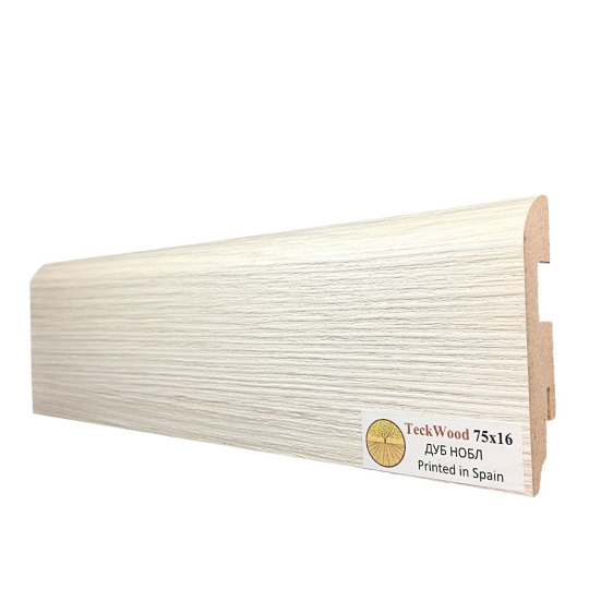 Плинтус TeckWood Цветной 100х16 Дуб Нобл - фото 1