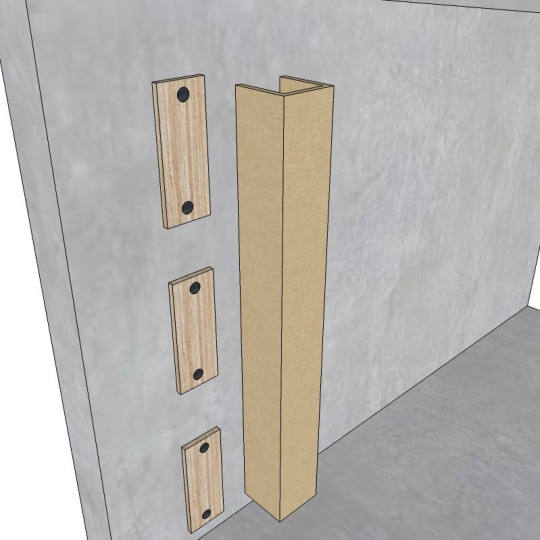 Лайтбрус Finitura Dekor 3-х сторонний шпонированный Дуб 3-х сторонний шпонированный Дуб 40х40х2800 Без покрытия - фото 2