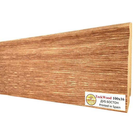 Плинтус TeckWood Цветной 100х16 Дуб Бостон (Oak Boston) - фото 2