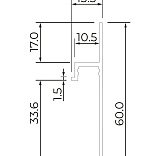 Плинтус Ликорн Скрытый С-08.2.3 Чёрный - 6