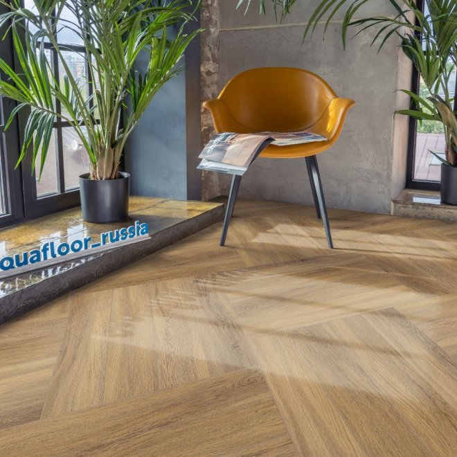 Кварц виниловый ламинат Aquafloor Parquet Glue AF2504PG - фото 3
