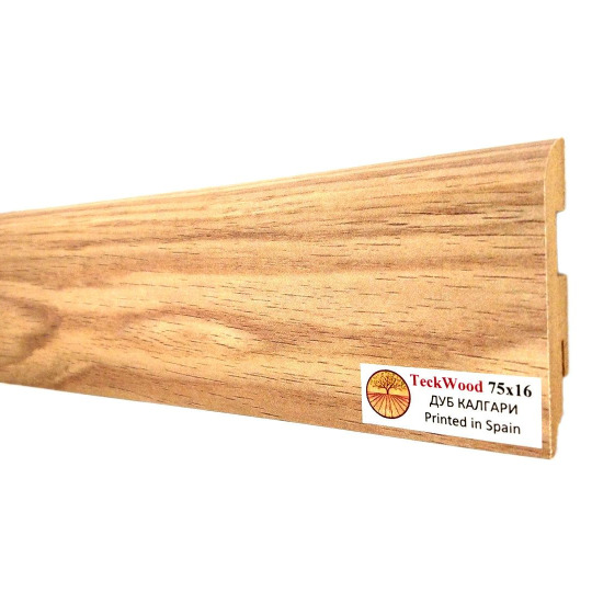 Плинтус TeckWood Цветной 100х16 Дуб Калгари (Oak Calgary) - фото 1
