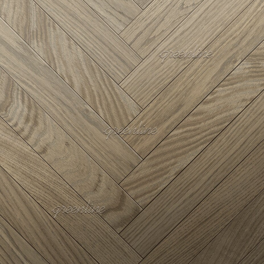 Паркет ёлка Greenline  104 Дуб Сиена английская - фото 1