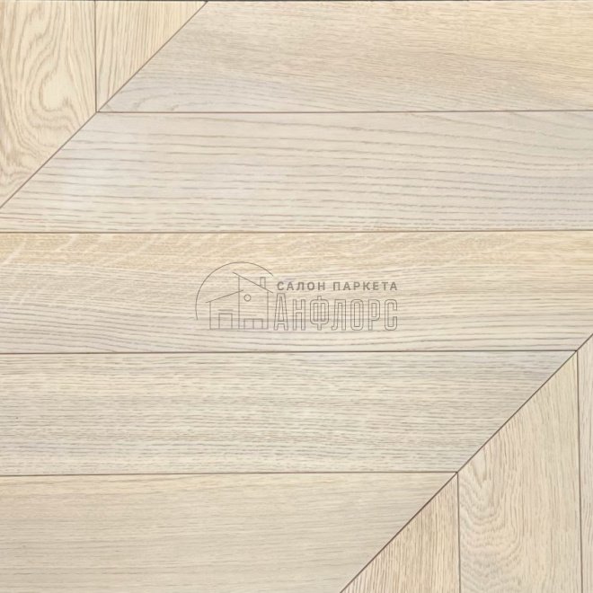 Паркет ёлка Brinel Французская ёлка Дуб Elegant Дуб Elegant 15х100х600 Рустик - фото 1